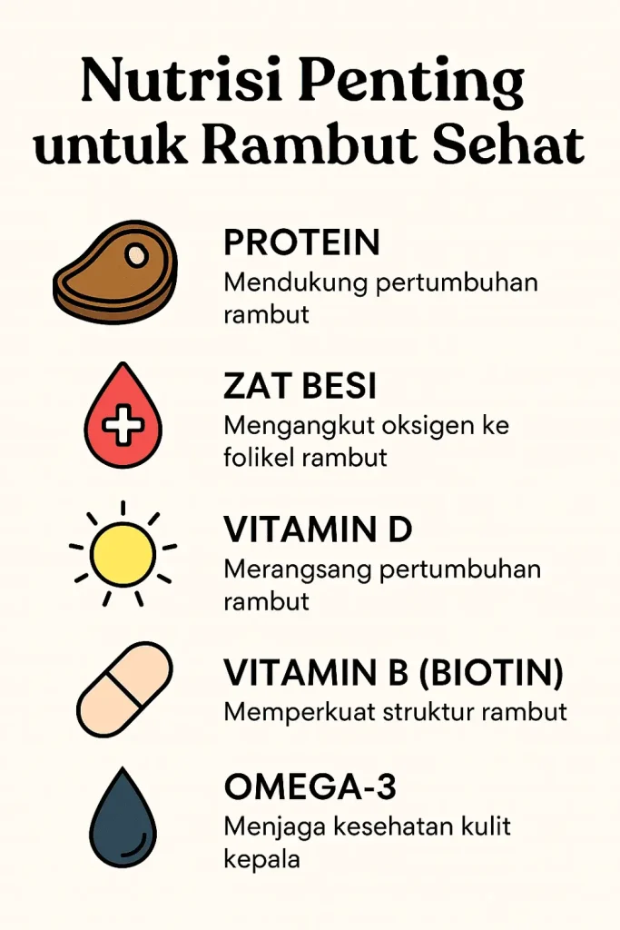 nutrisi untuk rambut sehat