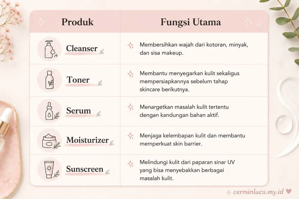 beda serum wajah dengan skincare yang lain