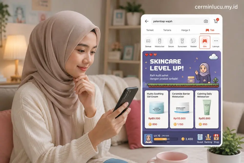 checkout pelembab wajah